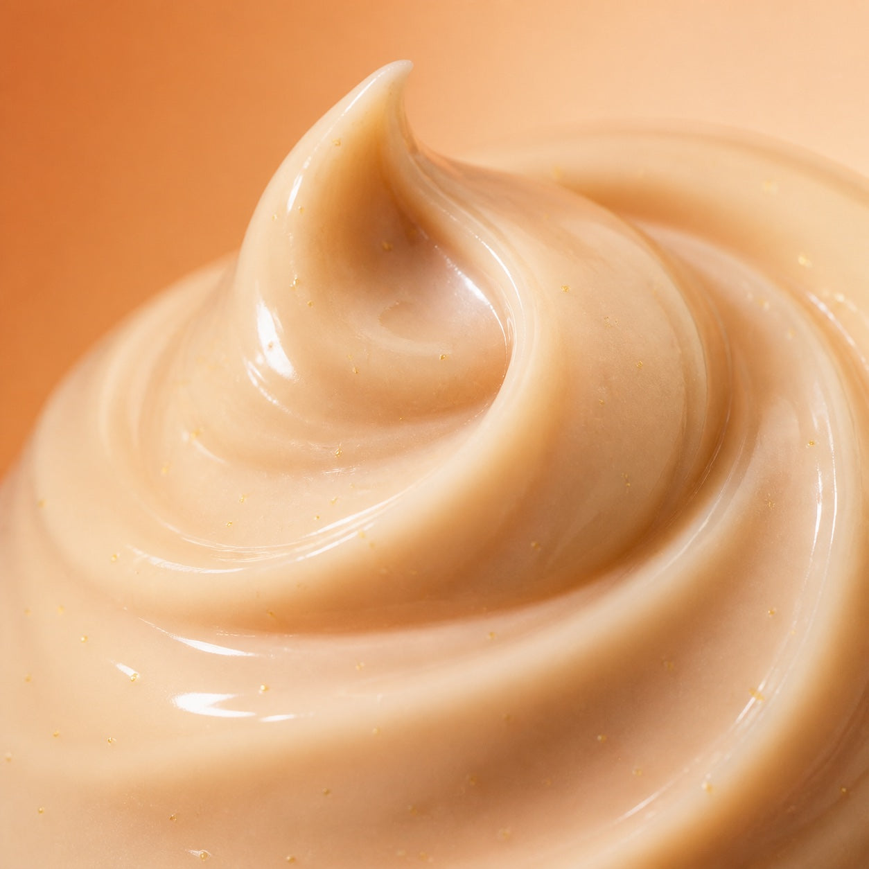 Tan polish cream texture