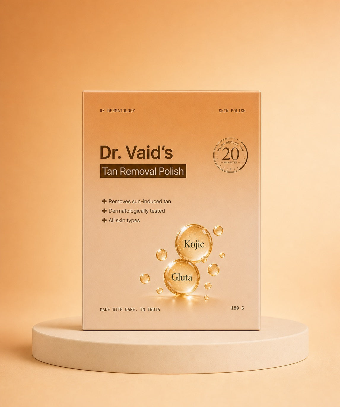 Dr. Vaid's Tan Removal Polish Kit box